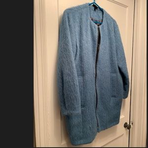 Topshop Light Blue Coat